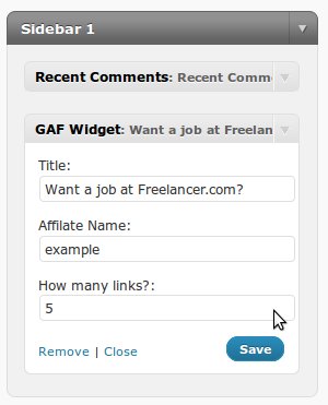 gaf_widget gaf_widget