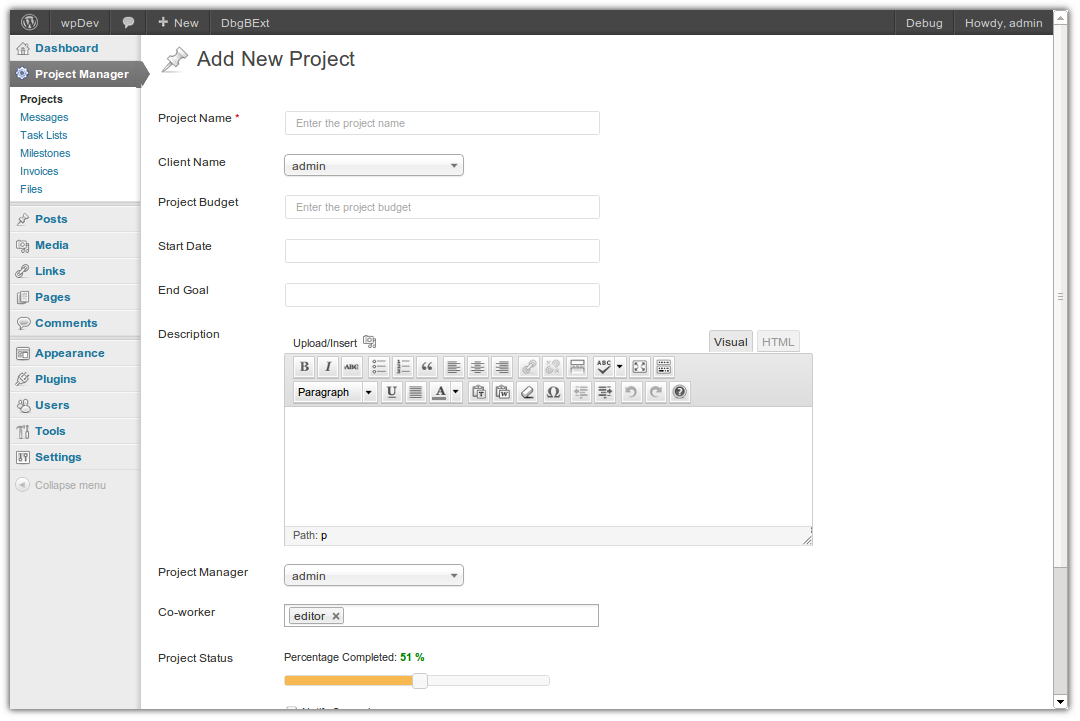 Add new project