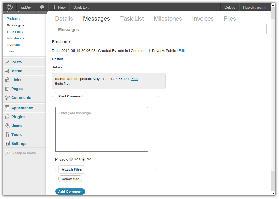 Message Detail