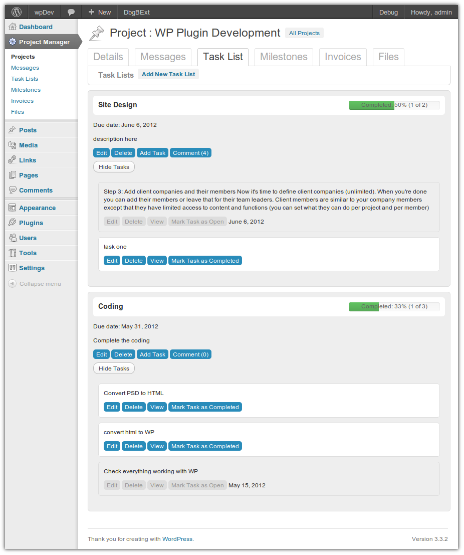 Tasklist