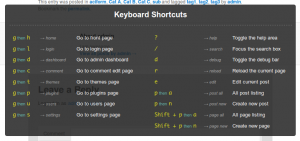 Keyboard Shortcut Nagivation keyboard-nagivation