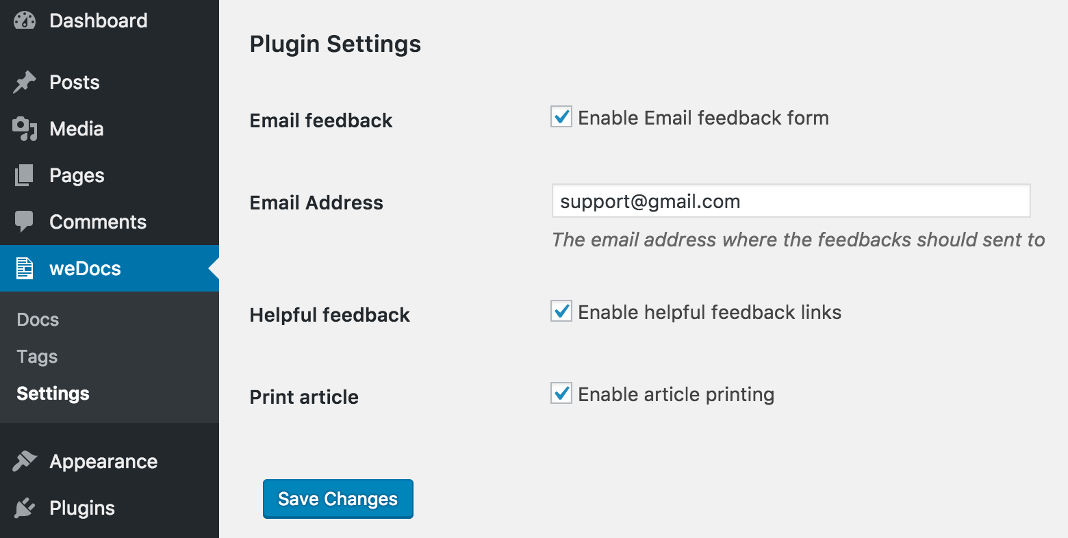 wedocs-plugin-settings